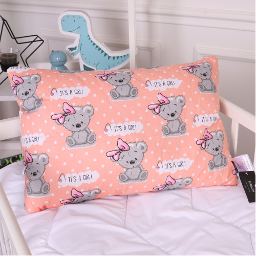 Подушка антиаллергенная Kids Time 20-0028 Little girl Teddy хлопок бязь - 2