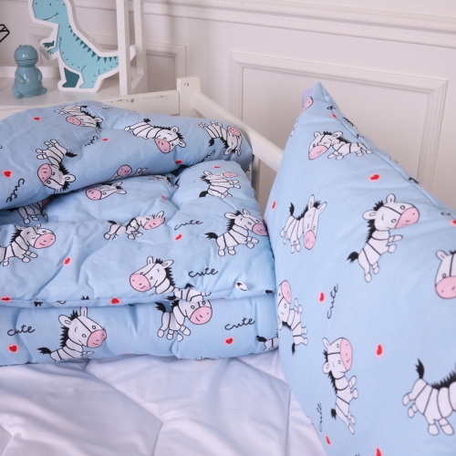 Набор антиаллергенный зима Kids Time 20-0037 Cute blue zebra (EcoSilk)