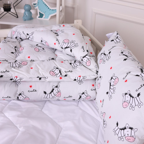 Набор антиаллергенный зима Kids Time 20-0040 Cute white zebra (Хлопок) - 2