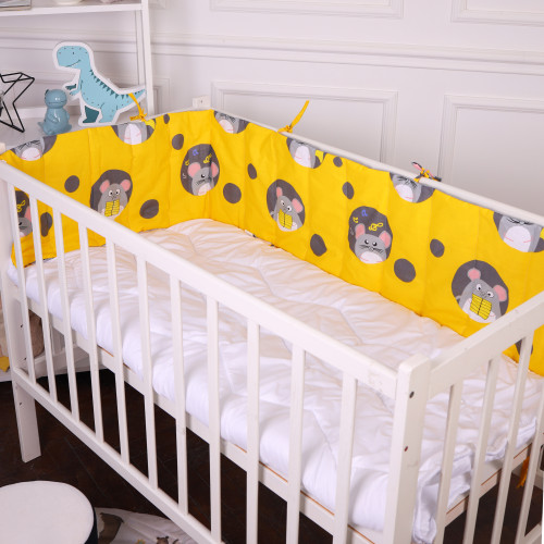 Сплошной борт в кроватку Kids Time 20-0029 Funny mice