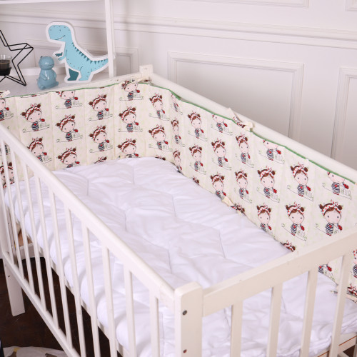 Сплошной борт в кроватку Kids Time 20-0031 Ladybug