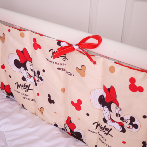 Сплошной борт в кроватку Kids Time 20-0027 Mine mouse - 2