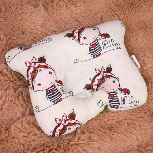 Подушка дитяча Ведмедик Kids Time 20-0031 Ladybug EcoSilk бязь