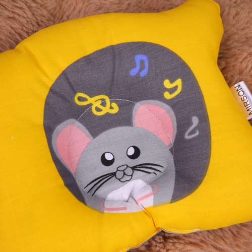 Подушка дитяча Ведмедик Kids Time 20-0029 Funny mice EcoSilk бязь - 2