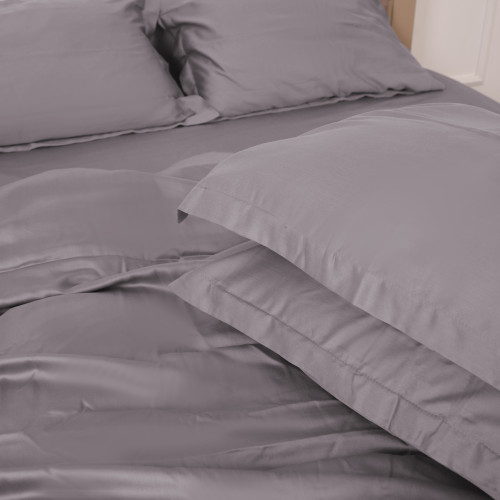Комплект постільної білизни Tencel №06 Gray - 3