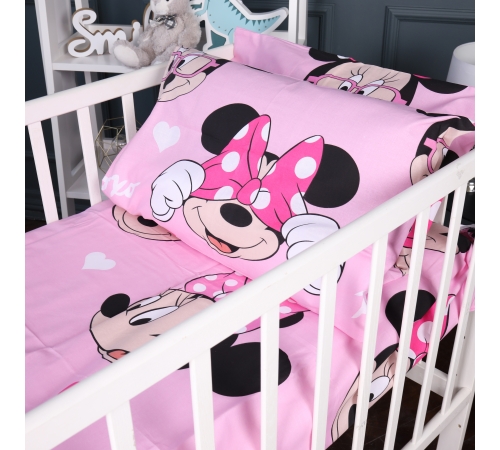 Простынь Бязь Kids Time 17-0666 Pink Minnie