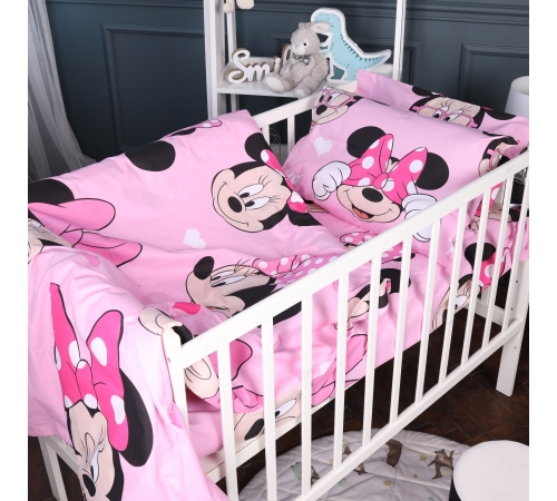 Комплект постельного белья Бязь Kids Time 17-0666 Pink Minnie