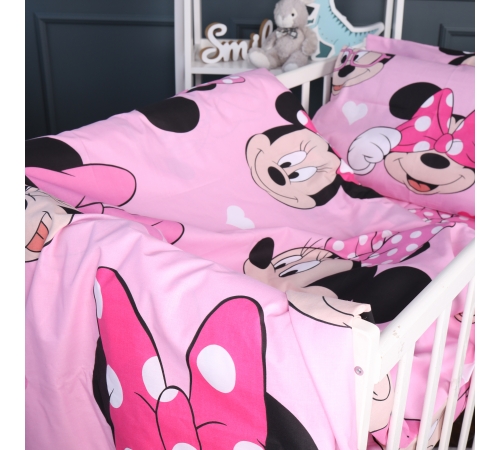 Комплект постельного белья Бязь Kids Time 17-0666 Pink Minnie