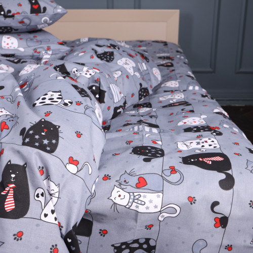 Комплект постельного белья Ranforce Elite 17-0671 With Love, Cats - 5
