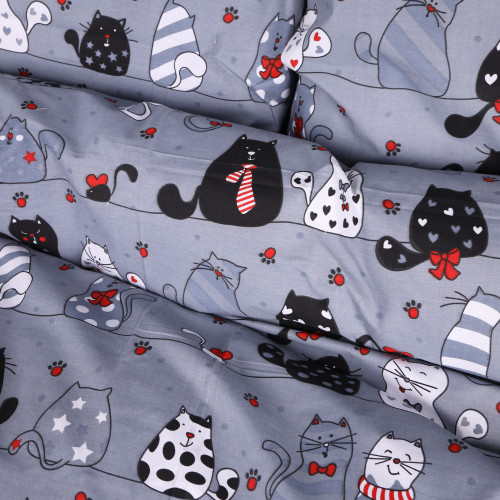 Комплект постільної білизни Ranforce Elite 17-0671 With Love, Cats - 2