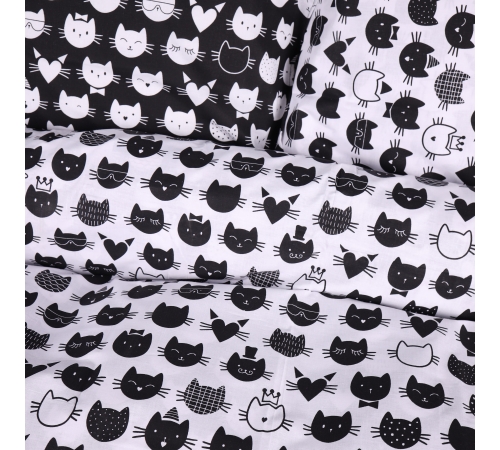 Пододеяльник Ranforce Elite 17-0673 Monochrome Meows