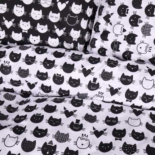 Пододеяльник Ranforce Elite 17-0673 Monochrome Meows