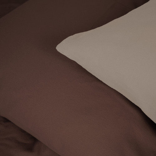 Комплект постельного белья Фланель 004-003 "Cappuchino/Brown" - 4