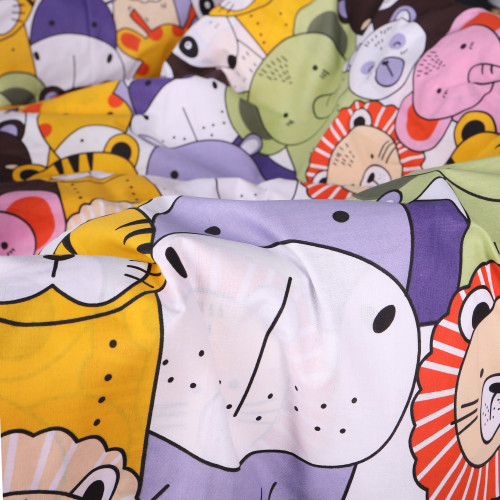 Пододеяльник Бязь 17-0674 Rainbow Zoo