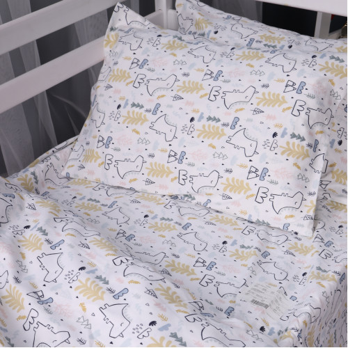 Комплект постільної білизни Фланель 011 "Dino" - 2