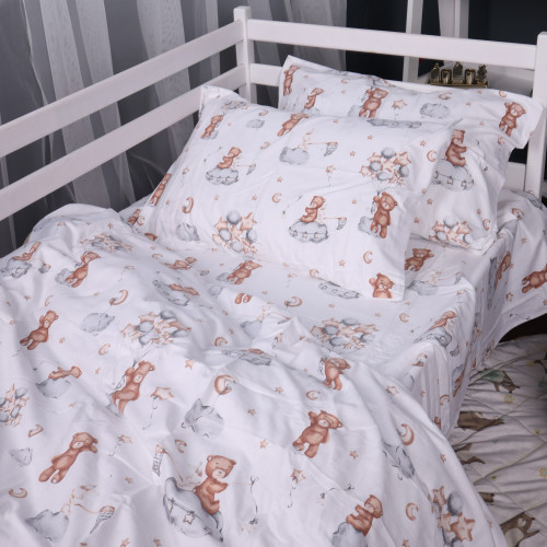 Комплект постільної білизни Фланель 010 "Teddy ballons" - 2