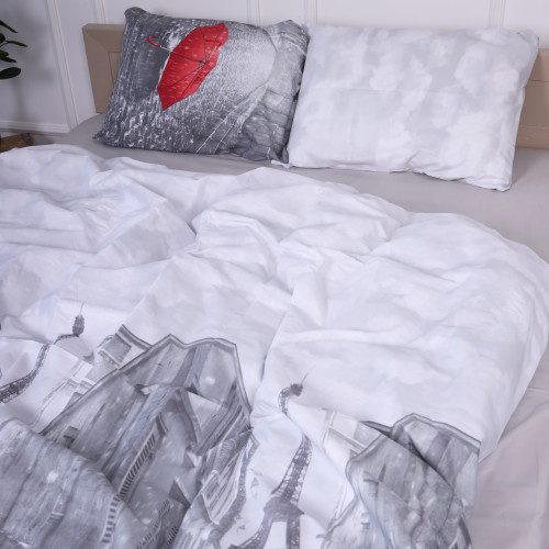 Комплект постільної білизни Бязь 17-0138 Pluie