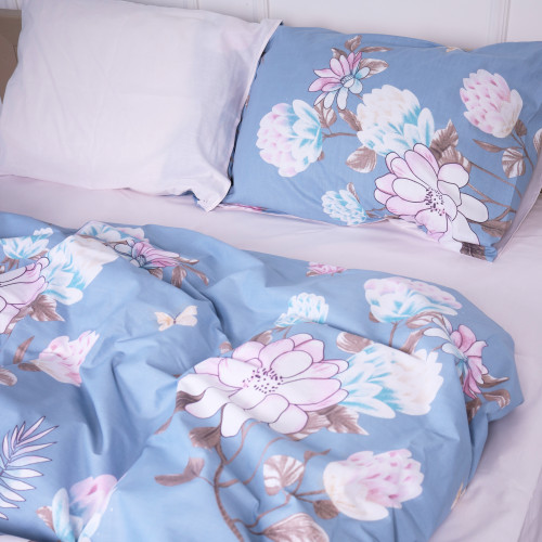 Комплект постельного белья Бязь 17-0434 Azure flower - 2