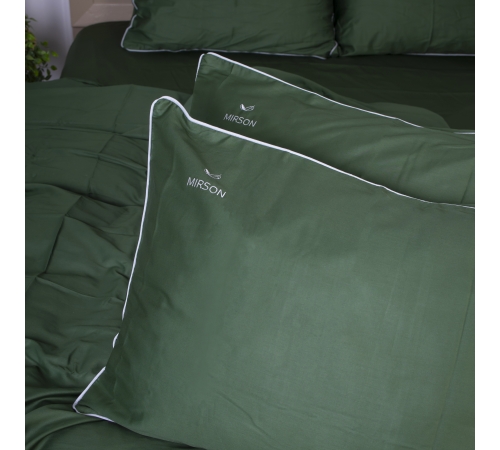 Комплект постельного белья Сатин 0844 Green Olive Corner