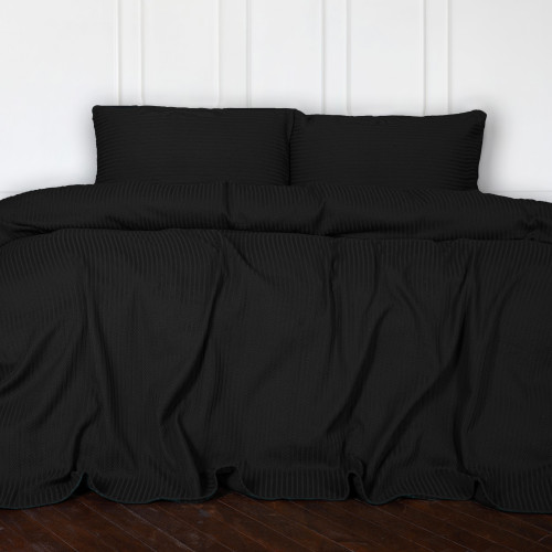 Комплект постельного белья Пике  №10-06 Arrowline Black