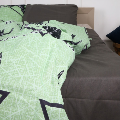 Простынь Бязь 17-0515 Noble deers lime