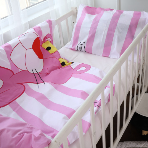 Комплект постельного белья Детский Бязь Kids Time 17-0110 Pink Pantere