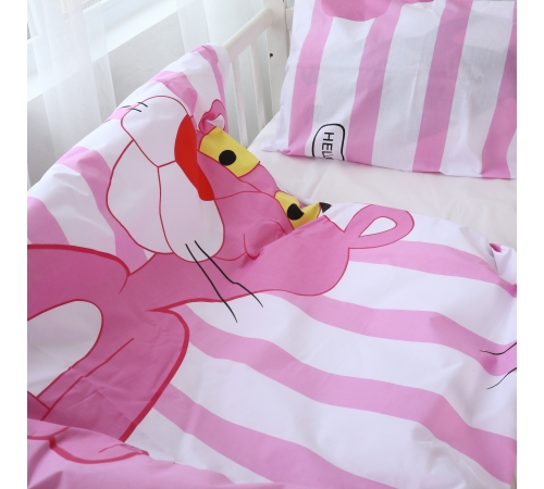 Комплект постельного белья Детский Бязь Kids Time 17-0110 Pink Pantere