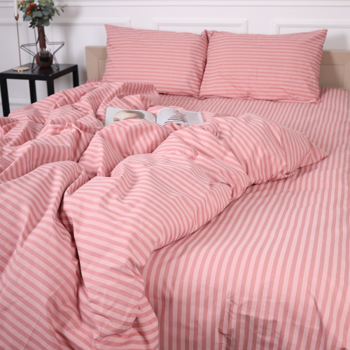 Наволочка Бязь 17-0607 Stripe Pink - 2