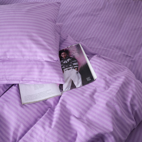 Постільна білизна Бязь 17-0618 Stripe Purple - 2