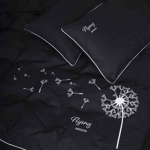 Комплект постільної білизни Ranforce Elite 16-9000 Black Stone "Flying"