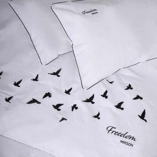 Комплект постельного белья Ranforce Elite 11-2107 White "Freedom"