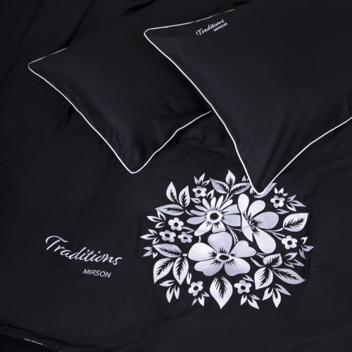  Постільна білизна Сатин ELIT 0055 Black Pearl "Traditions"