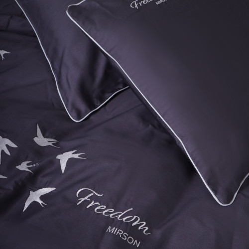  Постільна білизна Сатин ELIT 0240 Iron grey "Freedom" - 2