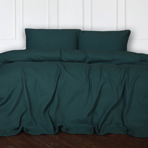 Комплект постельного белья Пике  №10-05 Arrowline Emerald