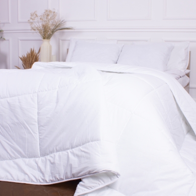 Одеяло антиаллергенное с Eco-Soft Чехол: 100% хлопок №849 ''BIANCO