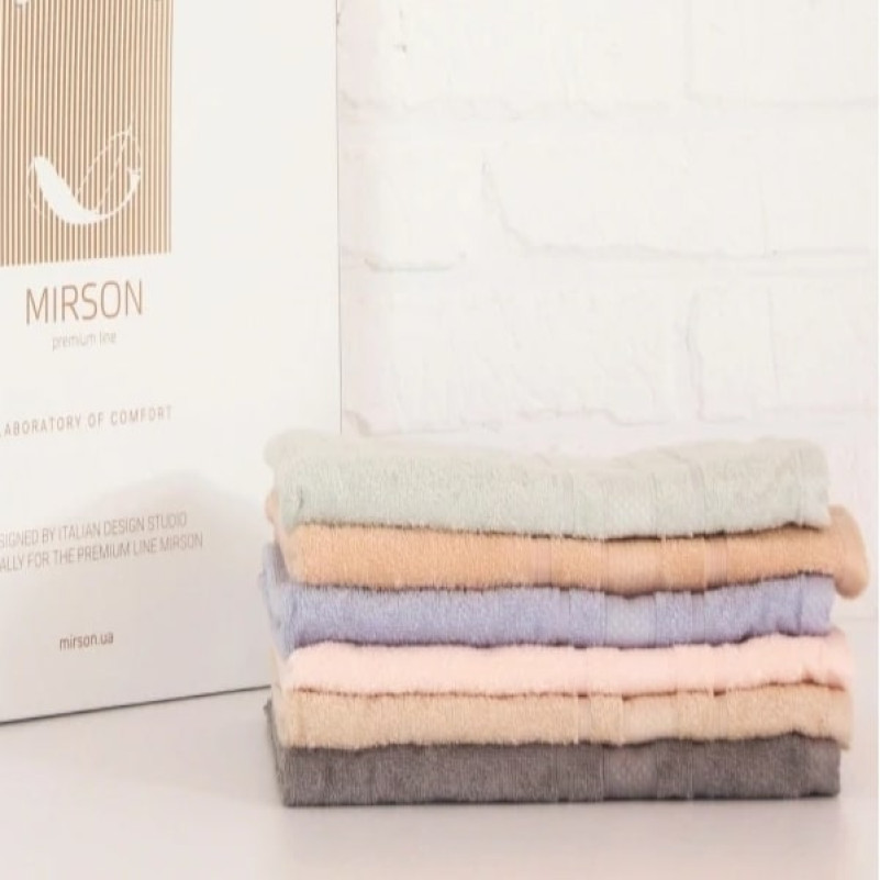 Набор банных полотенец (6 шт.) Е №5086 Elite SoftNes "Shine"