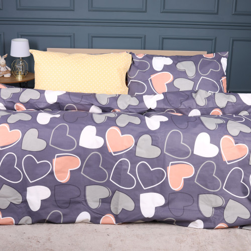 Пододеяльник Ranforce Elite 17-0720 Ashen Hearts - 2