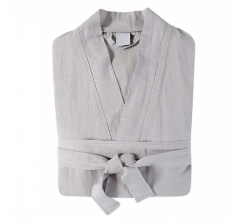 Халат "Kimono robe light gray"