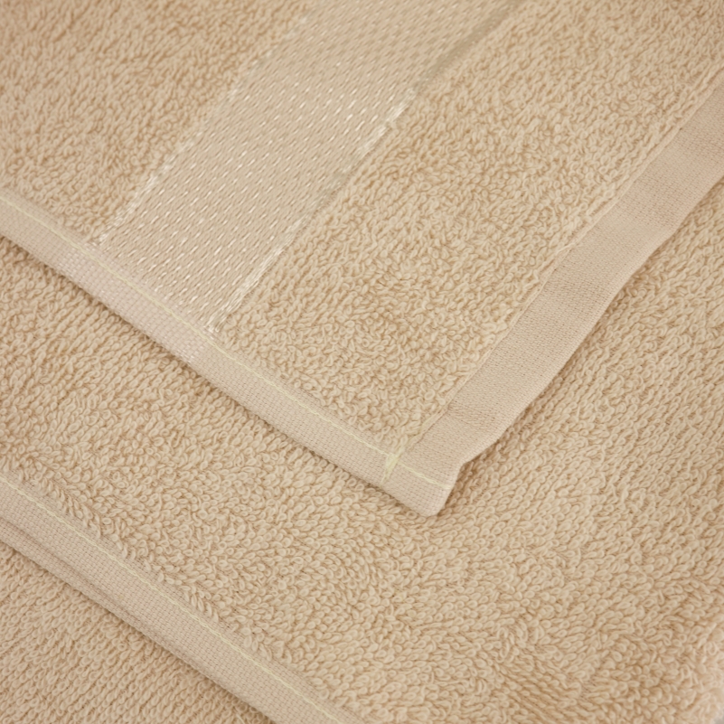 Набор банных полотенец (4 шт.) Е №5014 SoftNess Beige - 1