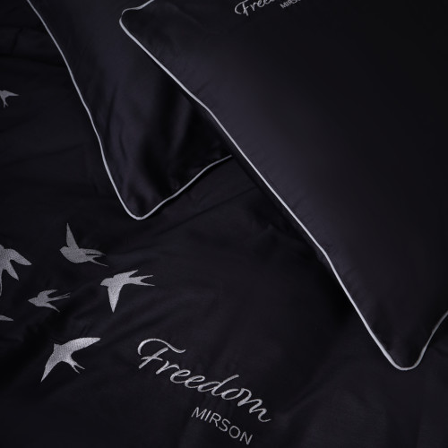 Пододеяльник Сатин 0055 Black Pearl "Freedom" - 2
