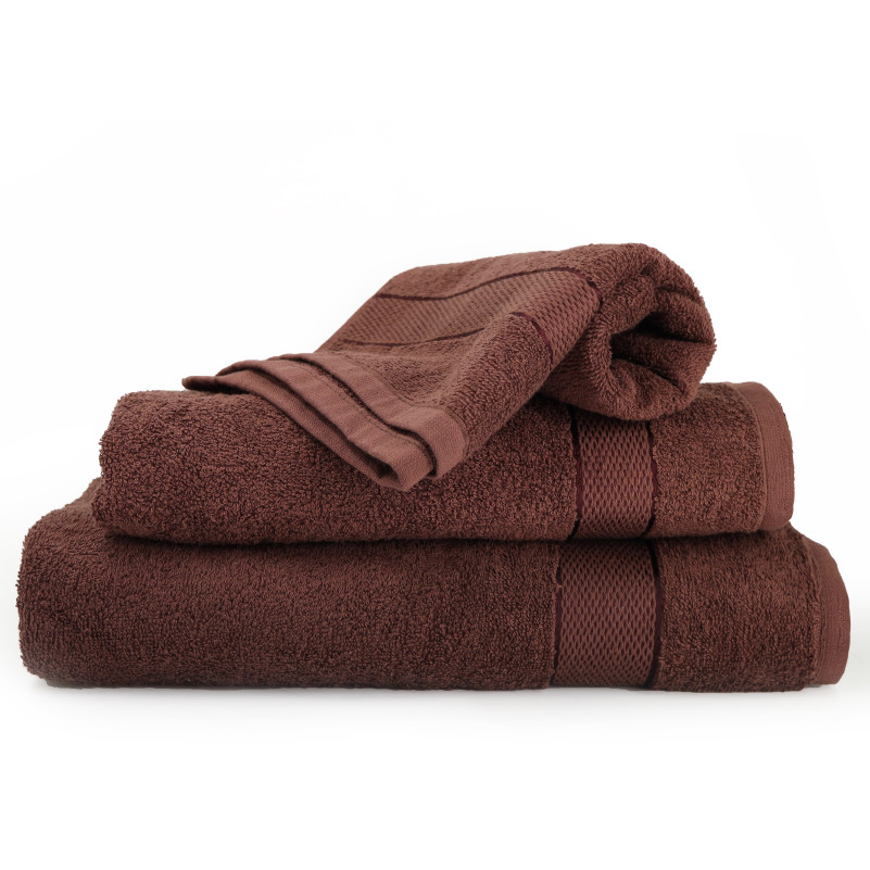 Банные полотенца Е №5001 SoftNess Brown