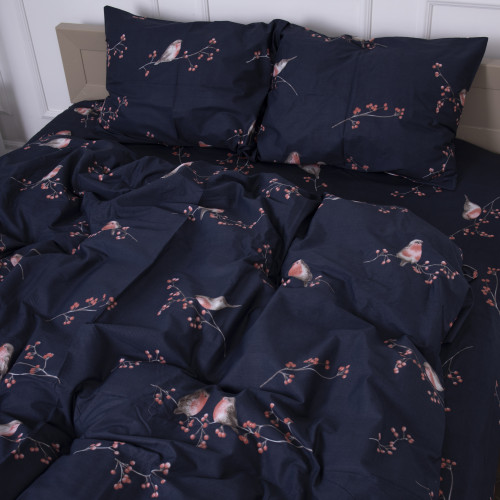 Комплект постельного белья Сатин 22-1280 Bullfinches