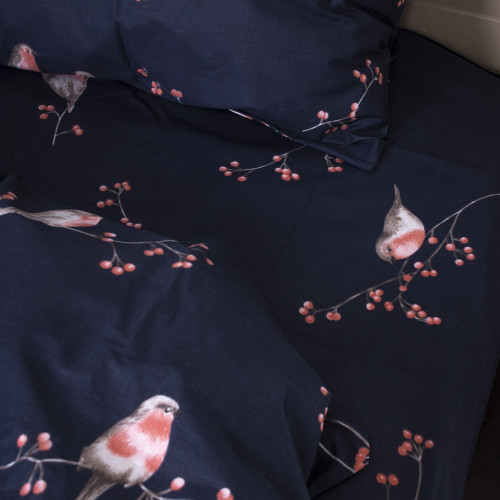 Простынь Сатин 22-1280 Bullfinches - 2