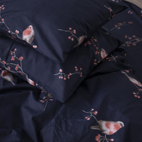 Комплект постельного белья Сатин 22-1280 Bullfinches - 5