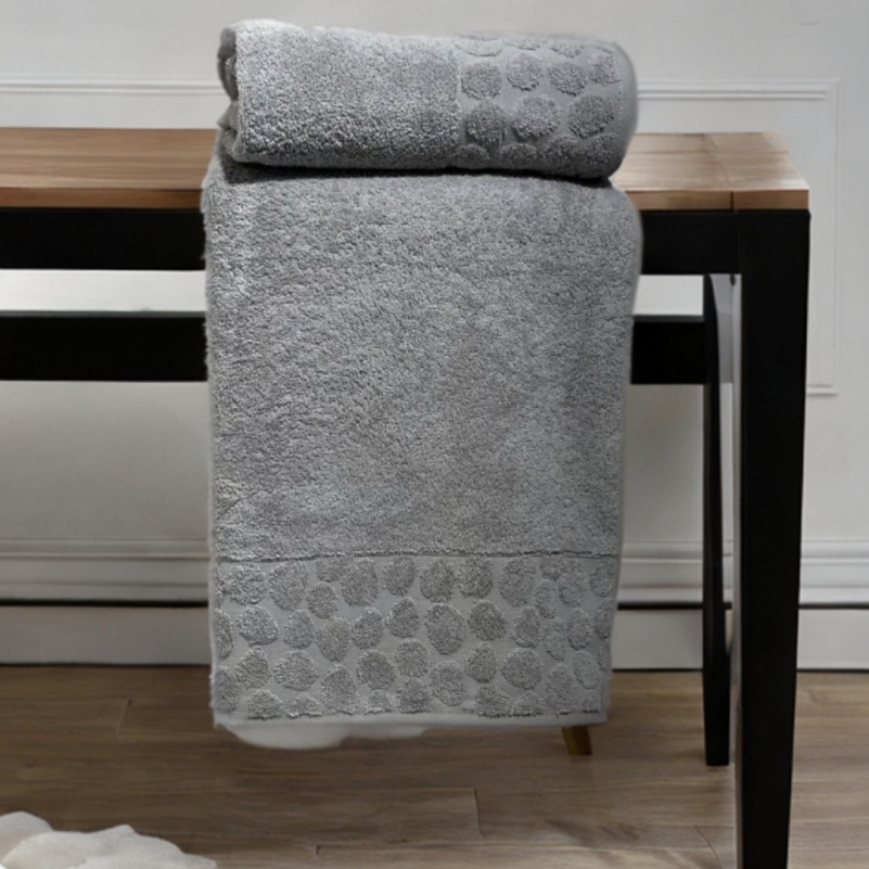 Набор полотенец Т "Cestepe Lux cotton Gri" (3 шт.)