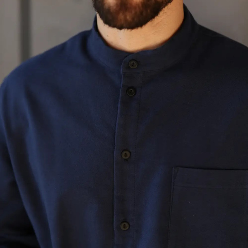 Піжама чоловіча Фланель Х "Classic Flannel soft" blue - 4