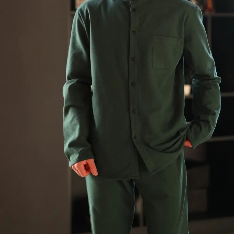 Пижама мужская Фланель Х "Classic Flannel soft" green - 3