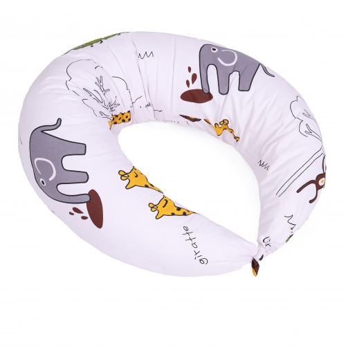 Подушка для вагітних та годування №5028 Color Line 17-0132 Lion King EcoSilk бязь