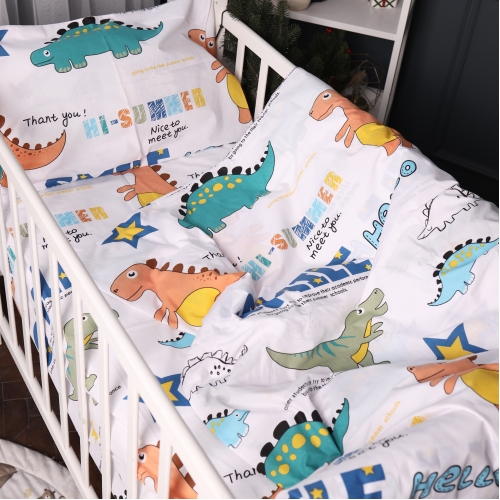 Підковдра Бязь Kids Time 17-0697 Colorful Dinosaurs