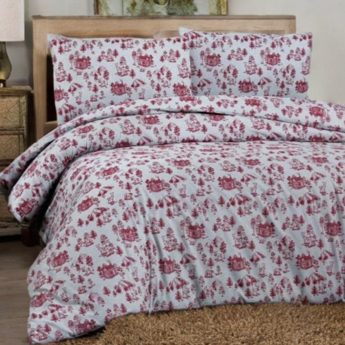 Комплект постільної білизни Фланель "Cozy Winter Retreat"